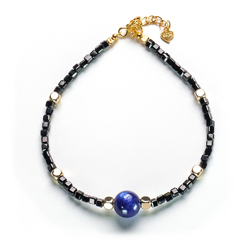 Neptune - Kyanite Black Spinel Bracelet - Balancing