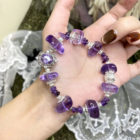 Amethyst Custom Design Bracelet - Enhance Wisdom